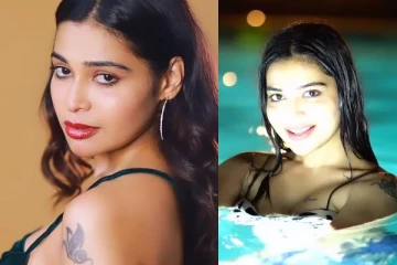 நீச்சல் குளத்தில் நனைந்தபடி வீடியோ!! நடிகை தர்ஷா குப்தாவின் படுகவர்ச்சி...