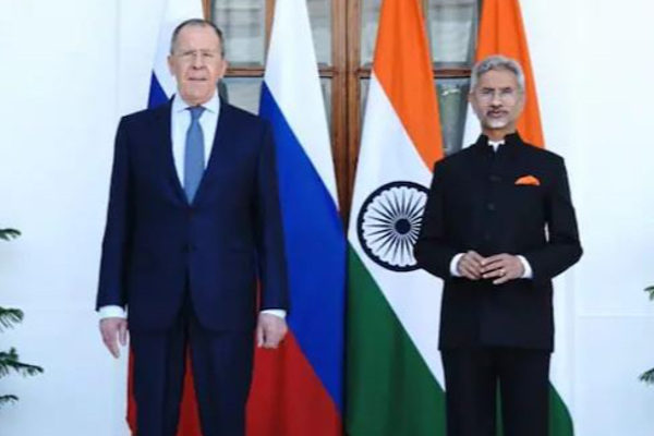 இந்தியாவுடனான கூட்டணி தான் எங்களுக்கு முக்கியம் - ரஷ்ய வெளியுறவுத்துறை அமைச்சர் | Russian Foreign Minister Meets Jaishankar In Delhi