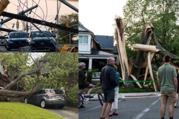 கனடாவை உலுக்கிய கோர புயல்.. 4 பேர் பலி! இருளில் மூழ்கிய 9 லட்சம் வீடுகள்