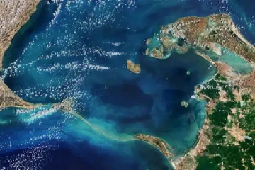 ராமர் பாலத்தின் செயற்கைக்கோள் புகைப்படம்!