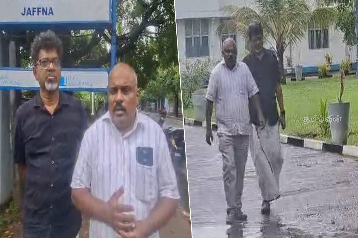 திலீபன் சிலை அகற்றம் விவகாரம் - 3 மணிநேர விசாரணையின் பின் வெளியேறிய கஜேந்திரன்! | Issue Removal Of Thileepan Statue திலீபன் சிலை அகற்றம் விவகாரம் - 3 மணிநேர விசாரணையின் பின் வெளியேறிய கஜேந்திரன்! | Issue Removal Of Thileepan Statue