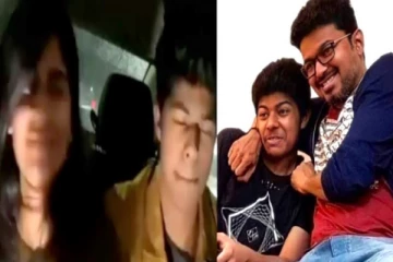 காருக்குள் ஆண், பெண் நண்பர்களுடன் குத்தாட்டம் போட்ட விஜய் மகன்.. அதுவும் யுவன் பாடலுக்கு, வீடியோ இதோ