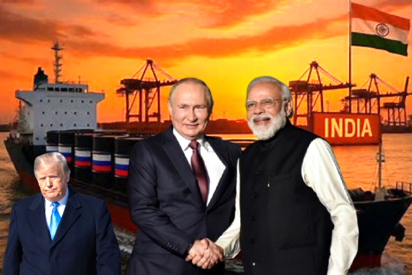 India Russian crude oil imports August 2025, US tariffs on Indian exports 2025, India defies US pressure on Russian oil, Russian oil discounts India, India vs US oil sanctions, India fossil fuel imports Russia, Helsinki energy report India Russia