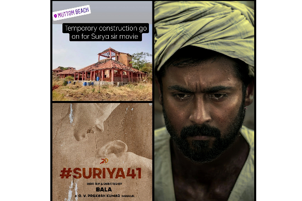 சூர்யா 41 படத்தின் ஷூட்டிங் செட் ! இணையத்தில் கசிந்த புகைப்படம்.. | Suriya 41 Movie Set Photo