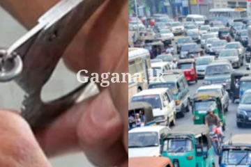 කතකට අතින් කළ අසැබි සංඥාව නිසා රියදුරෙක්ට වැඩ වැරදෙයි - කුඩා දියණියත් මව එක්ක ඉඳලා..