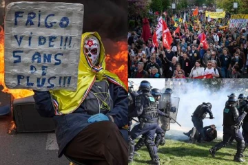 போர்க்களமாக மாறிய பாரிஸ் நகரம்: கூண்டோடு கைது செய்யப்பட்ட மக்கள்