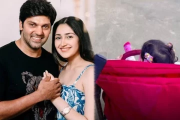 முதன்முறையாக வெளியான பிரபலங்கள் ஆர்யா-சயீஷாவின் மகளின் வீடியோ- இணையத்தில் வைரல்