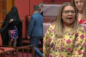 அவுஸ்திரேலிய சபையில் புர்கா அணிந்து வந்த தலைவரால் பரபரப்பு..இனவெறி பிடித்தவர் என கர்ஜித்த செனட்டர்