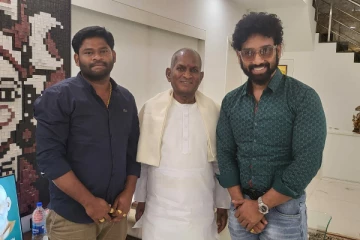 புத்தாண்டில் இசைஞானி இளையராஜாவை சந்தித்து ஆசி பெற்ற சாமானியன் குழு