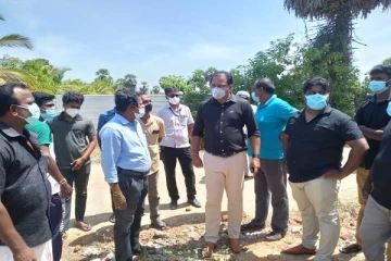 ஆரையம்பதி - செல்வாநகருக்கு இராஜாங்க அமைச்சர் வியாழேந்திரன் நேரடி கள ஆய்வு