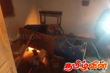 உடுவிலில் கசிப்பு உற்பத்தி நிலையம் முற்றுகை - பெருமளவான கோடா மீட்பு