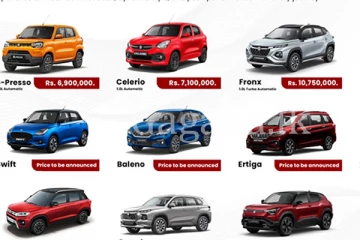 සියලු බදු සහිතව අලුත්ම අලුත් SUZUKI වාහන මිල ගණන් එළිදක්වයි. - නව මිල ගණන් මෙන්න.