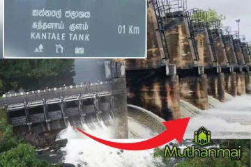 கந்தளாய் குளத்தின் நான்கு வான்கதவுகள் திறக்கப்பட்டுள்ளன