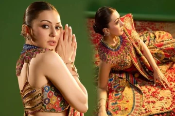 இப்படியும் சேலை கட்ட முடியுமா? திணறவைக்கும் அழகில் நடிகை ஹன்சிகா!