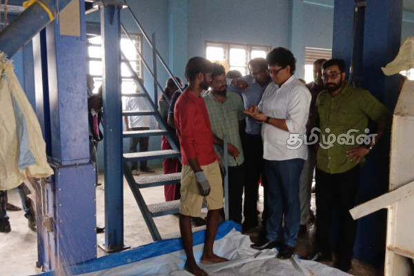 விசுவமடு நவீன அரிசி ஆலையை பார்வையிட்ட வசந்த சமரசிங்க | Wasantha Samarasinghe Visit Vishwamadu Rice Mill