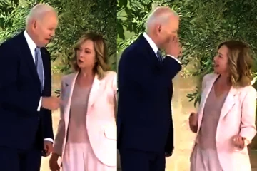 இத்தாலிய பிரதமருக்கு சல்யூட் அடித்த ஜோ பைடன்., குவியும் விமர்சனங்கள்