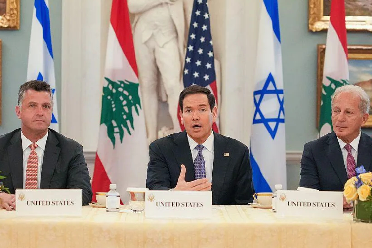 மூன்று தசாப்தங்களுக்கும் மேலான இடைவெளி : லெபனான் - இஸ்ரேல் இடையே முதற்கட்ட நேரடிப் பேச்சுவார்த்தை | Israel Lebanon Hold First Direct Talks Since 1993