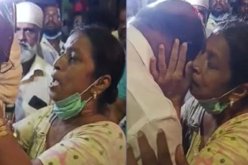 அமைச்சர் ஜெயக்குமாரை கட்டியணைத்து முத்தமிட்ட பெண்: நெகிழ்ச்சி சம்பவம்