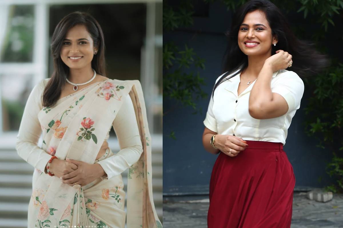 திருமணத்திற்கு பின் பழைய ஃபார்முக்கு வரும் நடிகை ரம்யா பாண்டியன்!! புகைப்படங்கள்.. | Arulvaan Movie Actress Ramya Pandian Recent Photos