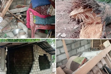 மட்டக்களப்பில் யானைகளின் அட்டகாசம்; மயிரிழையில் தப்பிய மக்கள்