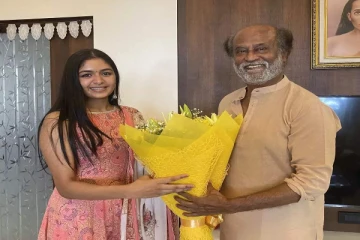 ரஜினியிடம் ஆசிர்வாதம் வாங்கிய  ஷங்கர் மகள்!
