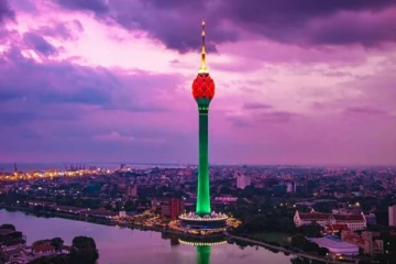 நாளை சிவப்பு நிறத்தில் ஒளிரும் கொழும்பு தாமரை கோபுரம்!