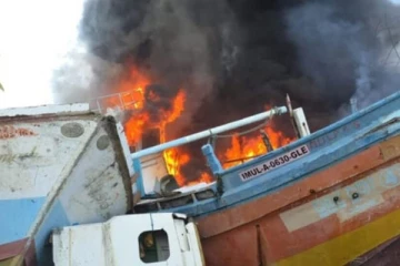 காலி மீன்பிடி துறைமுகத்தில் தீப்பரவல்