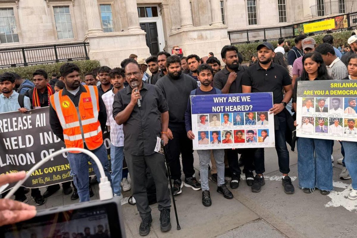 காணாமல் ஆக்கப்பட்டோருக்கு சர்வதேச நீதி கோரி பிரித்தானியாவில் போராட்டம் | Protest In Britain Demanding Justice Disappeared