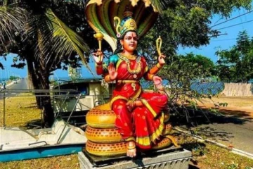 யாழ். நாகபூசணி அம்மன் சிலை காவலரணுக்கு மர்ம நபர்களால் நேர்ந்த நிலை!