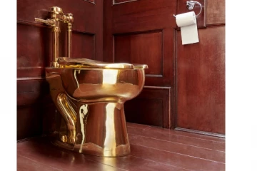 அமெரிக்கா என அழைக்கப்படும் தங்க கழிப்பறையை திருடிய பலே கில்லாடிகள்: அதன் மதிப்பு?