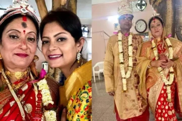 தாயிற்கு மறுமணம் செய்து வைத்த மகள்!