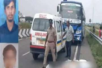 கன்முன்னே உயிரிழந்த காதலி.. பஸ் முன் பாய்ந்து காதலனும் உயிரை விட்ட சோகம்!