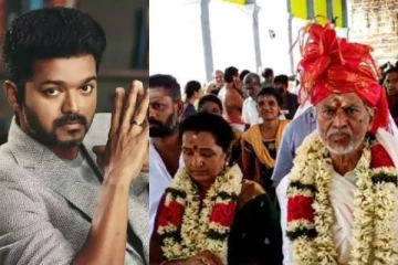 கோவிலில் பூஜை செய்த எஸ்ஏசி! மீண்டும் விஜய் மிஸ்ஸிங்..  நெட்டிசன்கள் கடும் விமர்சனம்