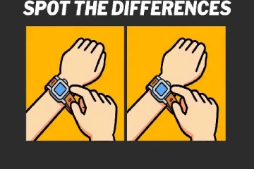 ஒரே மாதிரியான கைகடிகார படங்கள் : இதில் இருக்கும் 3 வித்தியாசங்கள் என்ன?