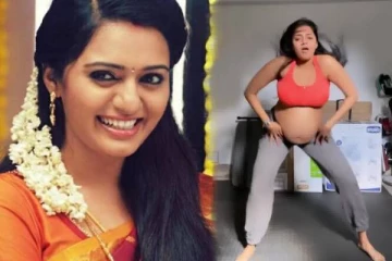 கர்ப்பமாக இருக்கும் நேரத்தில் செம குத்தாட்டம் போட்ட சீரியல் நடிகை ஐஸ்வர்யா- வைரல் வீடியோ