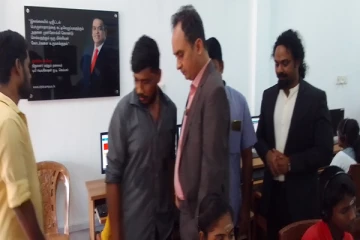 யாழ். நெல்லியடி பகுதிக்கு புதிய இந்திய துணை தூதுவர் விஜயம்