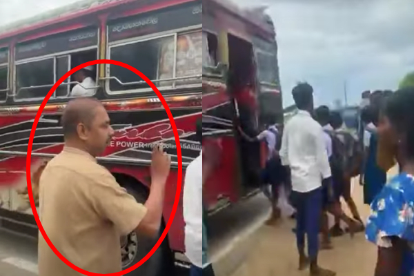 தமிழர் பகுதியில் மாணவர்களை தவிக்க விட்டு சென்ற பேருந்து; தரமான சம்பவம் செய்த தவிசாளர்! | A Bus That Did Not Pick Up School Students