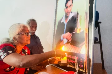 மறைந்த ஊடகவியலாளர் அஸ்வின் சுதர்சனின் 6 ஆவது ஆண்டு நினைவேந்தல் கடைப்பிடிப்பு