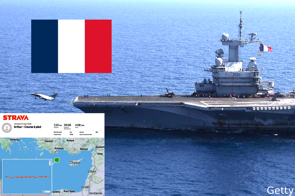 Charles de Gaulle aircraft carrier, Strava military data leak, French Navy OPSEC failure, Strava fitness app risks, Military location exposed, Emmanuel Macron naval deployment #StravaLeak #FrenchNavy #CharlesDeGaulle #OPSECFailure #CyberSecurity #MilitaryRisks #DataPrivacy #GlobalNews