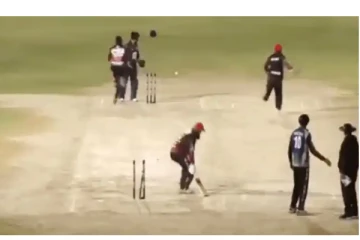 பவுண்டரி அடிக்காமல் 1 பந்தில் 5 ரன் அடித்து வெற்றி பெற்ற அதிசயம் - வைரலாகும் வீடியோ