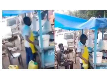 ‘சிறுநீர்’ கழித்து பானிபூரி ரச வாளியில் ஊற்றிய நபர் - அதிர்ச்சி வீடியோ வைரல்!