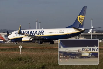 விமானத்தில் ஒலித்த திடீர் தீ எச்சரிக்கை அலாரம்: பீதியில் இறக்கையில் இருந்து குதித்த பயணிகள்