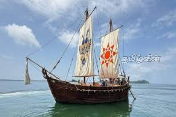 ஓமன் துறைமுகத்தை சென்றடைந்த கைகளால் தைக்கப்பட்ட மரக்கப்பல் | Hand Stitched Wooden Ship Arrives At Oman Port