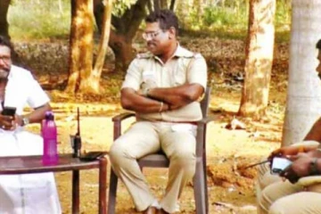 வீட்டுக் காவலில் நடிகர் கருணாஸ்: ஏராளமான போலீசார் குவிப்பு