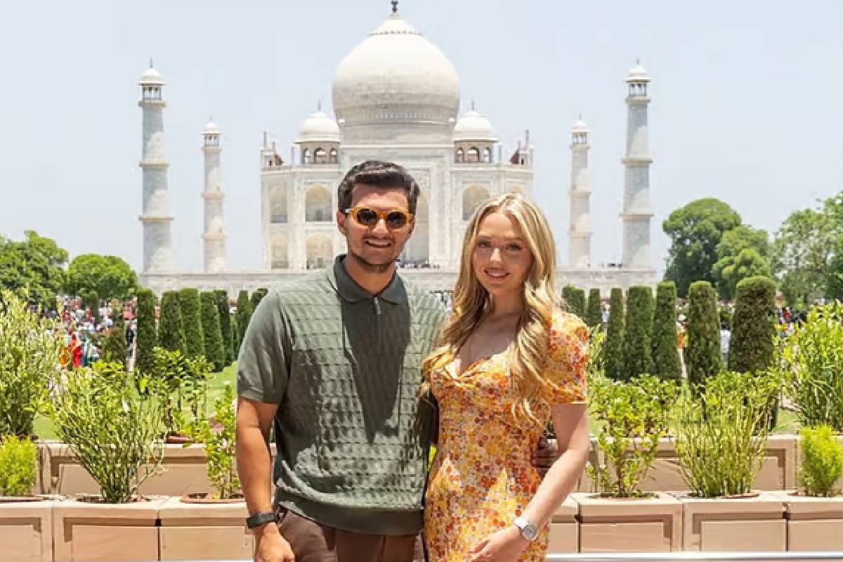 தாஜ்மஹால் முன் டிஃபானி டிரம்ப் பகிர்ந்த புகைப்படங்கள் வைரல் | Tiffany Trump S Photos In Front Taj Mahal Go Viral