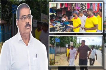 வவுனியாவில் இடம்பெற்ற தமிழ் பொது வேட்பாளரின் தேர்தல் பிரசாரம்