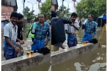 கொட்டும் மழையில உயிர் பிழைப்போமானே தெரியல - இதெல்லாம் தேவையா? மதுபிரியர்களின் அட்டகாசம்!