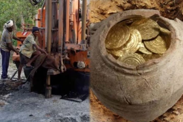 போர் போடும்போது மண்ணுக்குள் இருந்த பானை! திறந்த பார்த்த போது கிடைத்த தங்க புதையல்