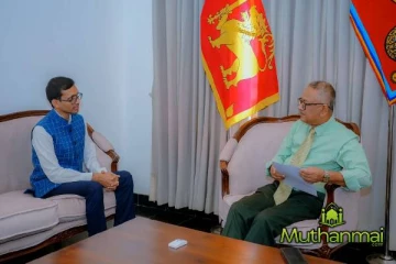 இந்திய உயர்ஸ்தானிகராலய முதல் செயலாளர் மற்றும் கிழக்கு மாகாண ஆளுநருக்கு இடையில் சந்திப்பு!