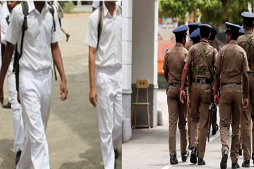 சீருடையுடன் பியர் அருந்திய மாணவர்கள்- மடக்கிப்பிடித்த காவல்துறை